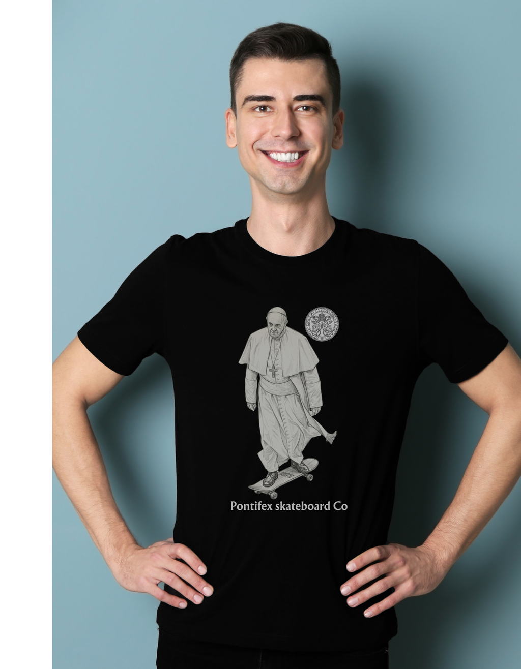 Skating Pope