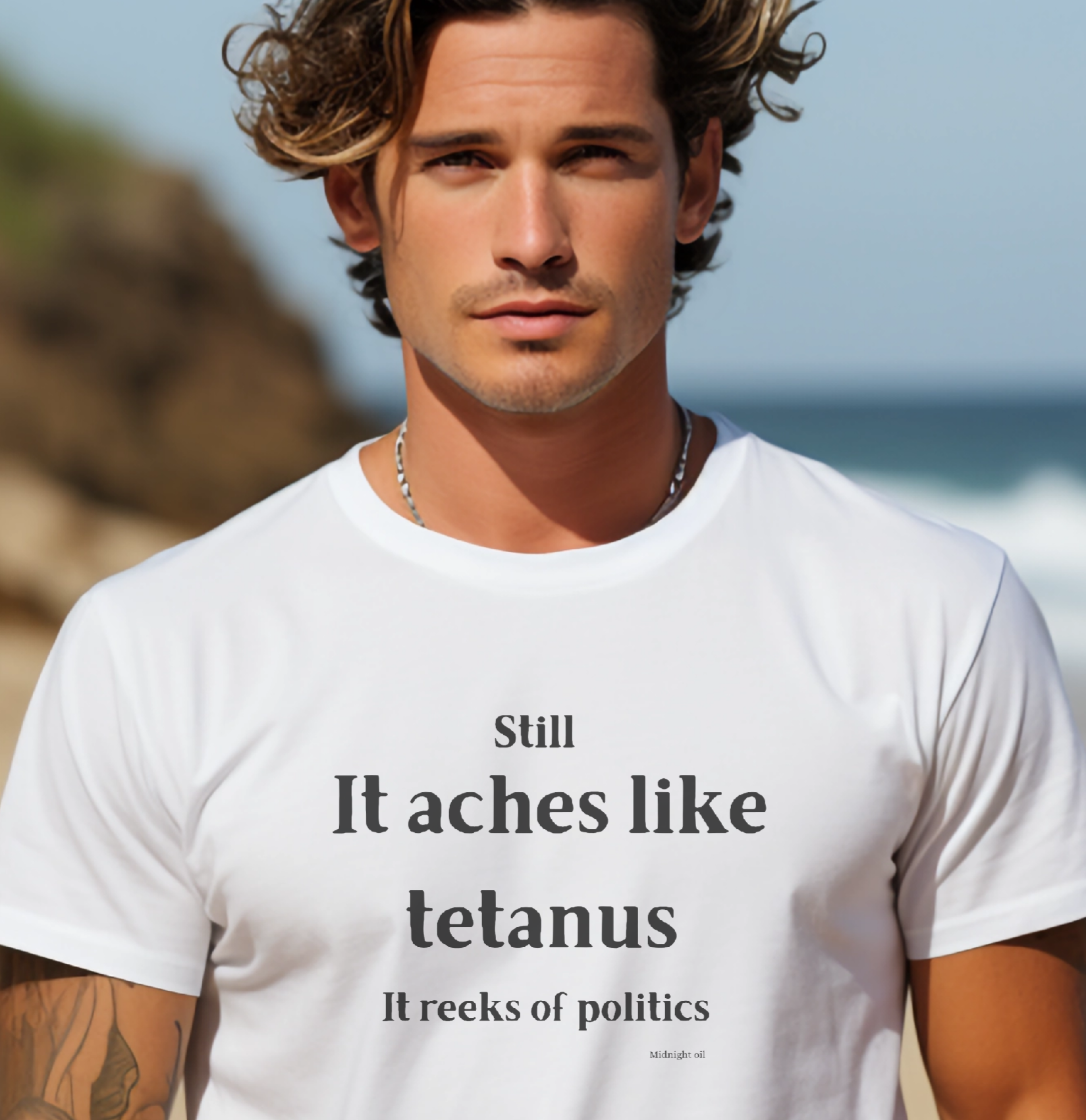 It aches like tetanus